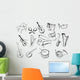 Musical instruments Wall Decal