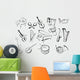 Musical instruments Wall Decal