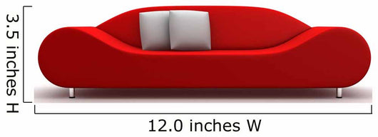 modern sofa Wall Decal