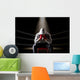 Defeated boxer seating on the ring Wall Decal