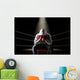 Defeated boxer seating on the ring Wall Decal