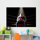 Defeated boxer seating on the ring Wall Decal