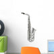 photorealistic saxophone isolated on a white background Wall Decal