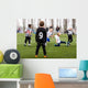 Action during boys soccer match Wall Decal