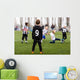 Action during boys soccer match Wall Decal