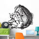 Jumping Bass Wall Decal