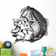 Jumping Bass Wall Decal