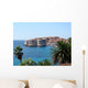 Dubrovnik view through palm trees Wall Decal