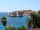 Dubrovnik view through palm trees Wall Decal