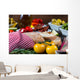 Traditional Tapas Buffet Wooden Wall Decal