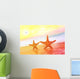Two Caribbean Starfish over Wall Decal