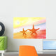 Two Caribbean Starfish over Wall Decal