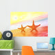Two Caribbean Starfish over Wall Decal