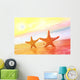 Two Caribbean Starfish over Wall Decal