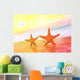 Two Caribbean Starfish over Wall Decal