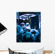 A medical team performing an operation Wall Decal