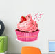 Cupcake vector illustration Wall Decal
