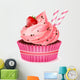 Cupcake vector illustration Wall Decal