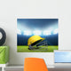 Cricket Stadium And Helmet Wall Decal