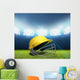 Cricket Stadium And Helmet Wall Decal