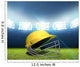 Cricket Stadium And Helmet Wall Decal