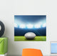 Rugby Stadium And Ball Wall Decal