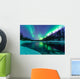 Polarlichter Mit Spiegelung Ber Wall Decal