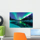 Polarlichter Mit Spiegelung Ber Wall Decal