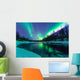 Polarlichter Mit Spiegelung Ber Wall Decal