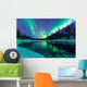 Polarlichter Mit Spiegelung Ber Wall Decal