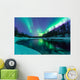 Polarlichter Mit Spiegelung Ber Wall Decal