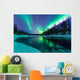 Polarlichter Mit Spiegelung Ber Wall Decal