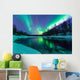 Polarlichter Mit Spiegelung Ber Wall Decal