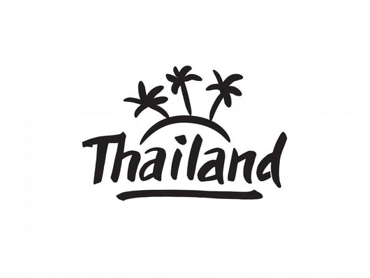 Thailand hand drawn lettering Wall Decal