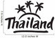 Thailand hand drawn lettering Wall Decal
