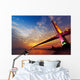 Night scene of Tsing Ma Bridge Wall Decal