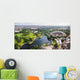 Panoramic view at Stadium of the Olympiapark in Munich,  Germany Wall Decal