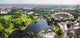 Panoramic view at Stadium of the Olympiapark in Munich,  Germany Wall Decal