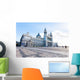 Cathedral Almudena with tourists on a spring day in Madrid Wall Decal