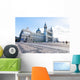 Cathedral Almudena with tourists on a spring day in Madrid Wall Decal