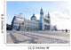 Cathedral Almudena with tourists on a spring day in Madrid Wall Decal