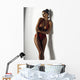 Girl in a red bathing suit Wall Decal