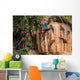 macaws in clay lick in the peruvian Amazon jungle at Madre de Di Wall Decal