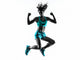 woman fitness jumping  exercises silhouette Wall Decal