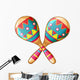 Festive Maracas Wall Decal