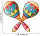 Festive Maracas Wall Decal