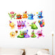 Monster Party Wall Decal
