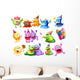 Monster Party Wall Decal