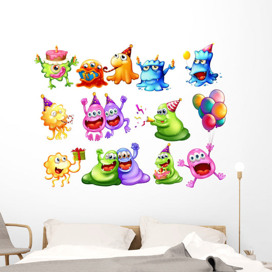 Monster Party Wall Decal