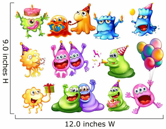 Monster Party Wall Decal